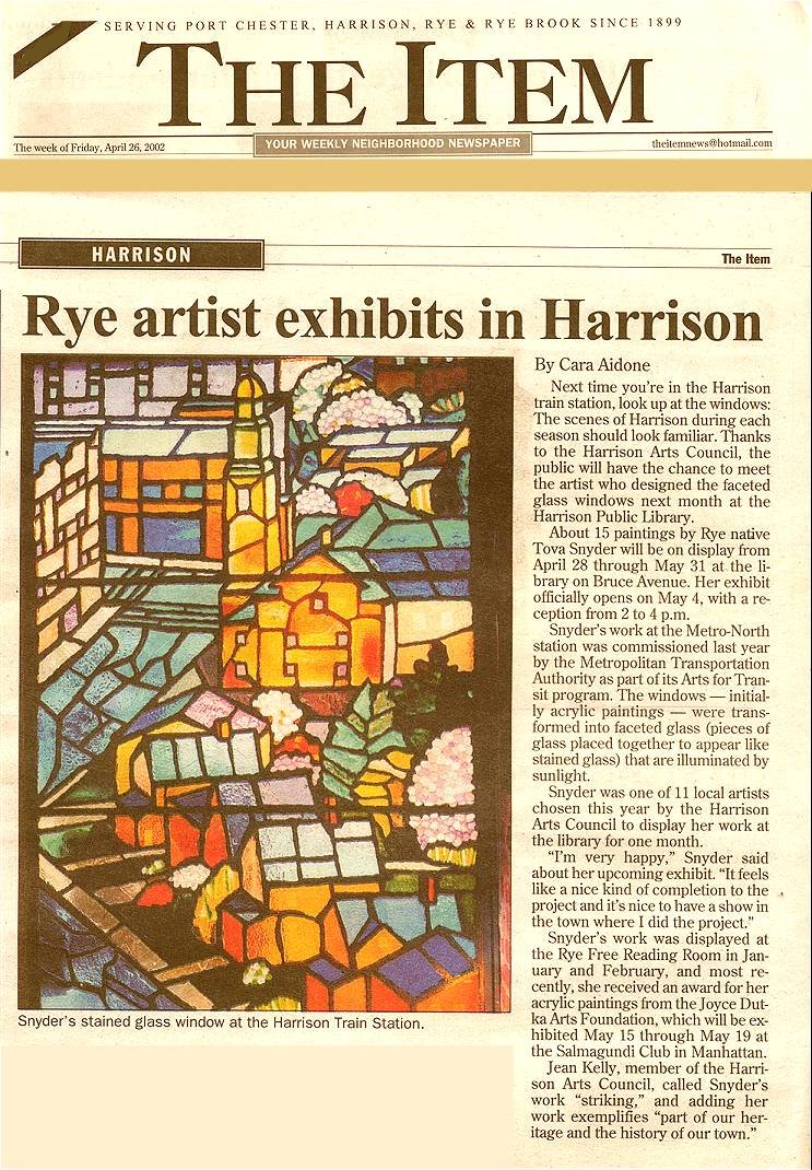 The Item - Harrison Train Station