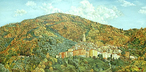 Italian Landscape Paintings, Castelvittorio